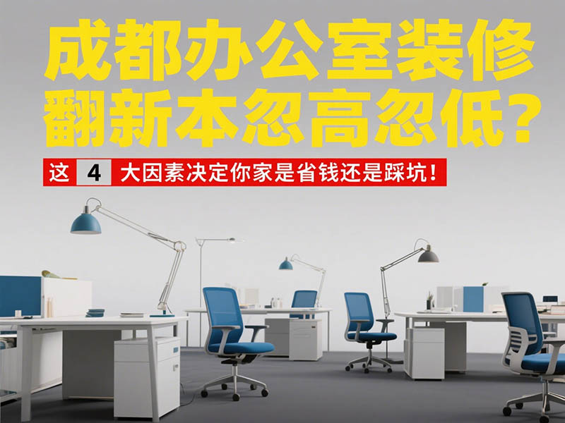 成都辦公室裝修翻新成本忽高忽低？這 4 大因素決定你家是省錢(qián)還是踩坑！
